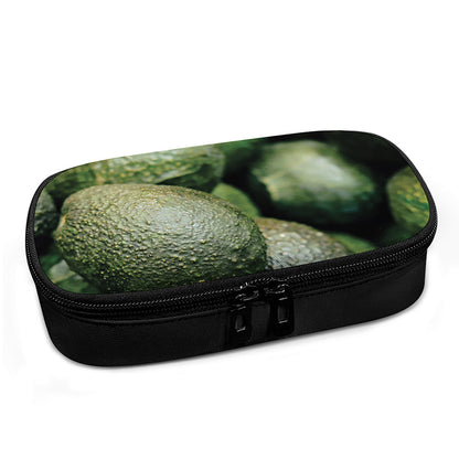 Green Avocado Print Insulin Cooler Travel Case