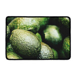 Green Avocado Print Kitchen Mat