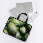 Green Avocado Print Laptop Sleeve With Handle
