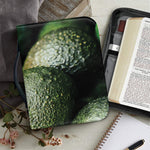 Green Avocado Print Leather Bible Cover