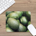 Green Avocado Print Mouse Pad