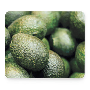 Green Avocado Print Mouse Pad