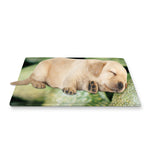 Green Avocado Print Pet Cooling Mat Cover