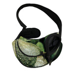 Green Avocado Print Pet Sling Carrier