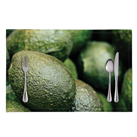 Green Avocado Print Placemat