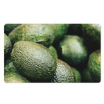 Green Avocado Print Polyester Doormat