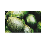 Green Avocado Print Polyester Flag