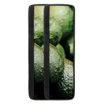 Green Avocado Print Refrigerator Handle Covers