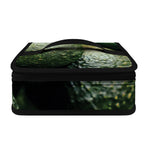 Green Avocado Print Small Lunch Bag