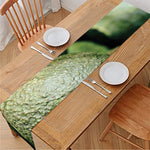 Green Avocado Print Table Runner