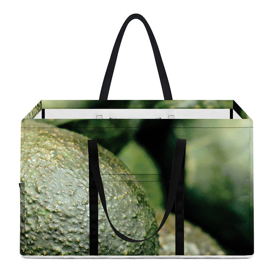 Green Avocado Print Utility Tote Bag