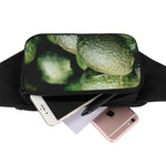 Green Avocado Print Waist Bag