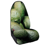 Green Avocado Print Waterproof Car Seat Cover