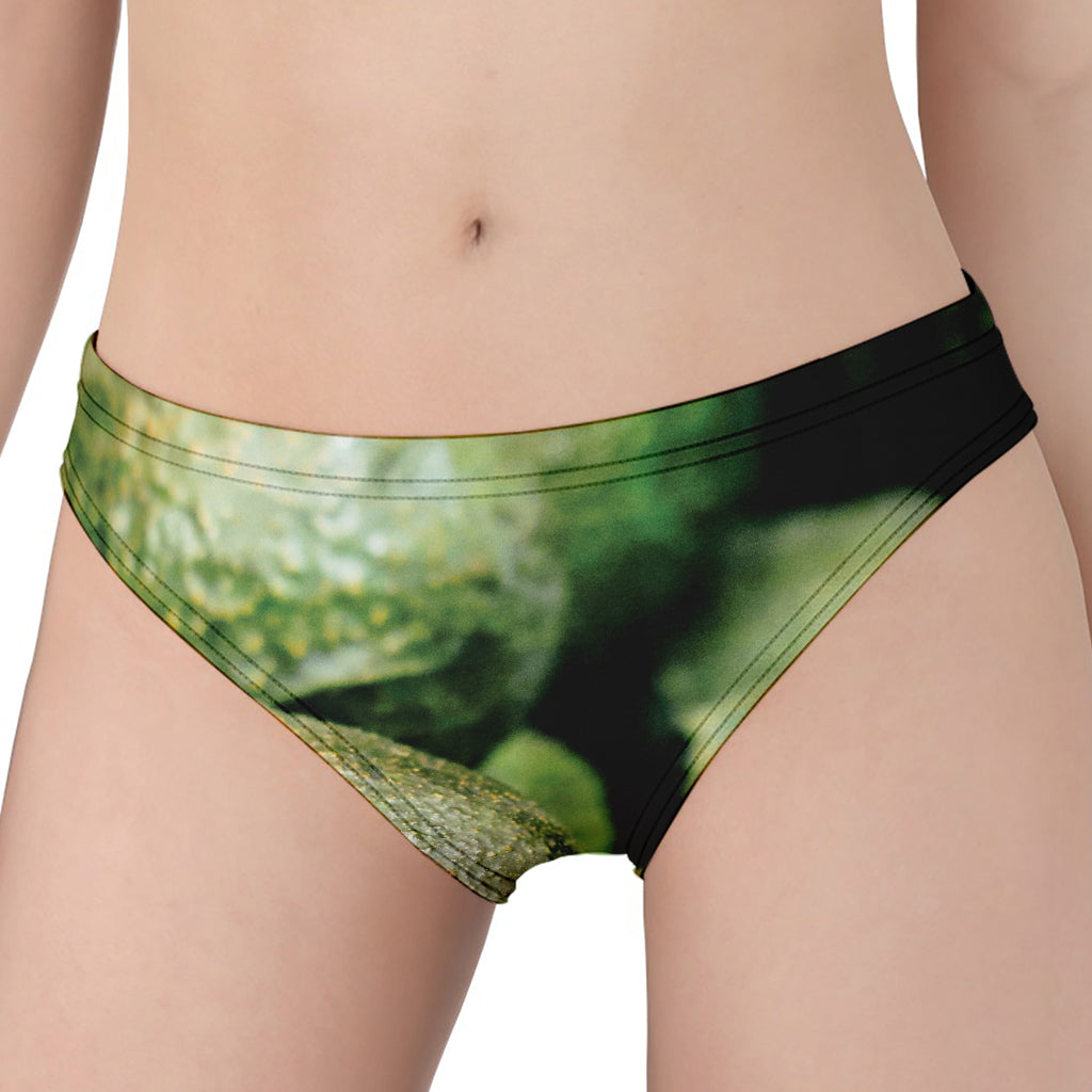 Green Avocado Print Women's Panties