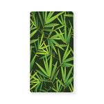 Green Bamboo Leaf Pattern Print Baby Crib Sheet