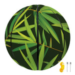 Green Bamboo Leaf Pattern Print Basketball