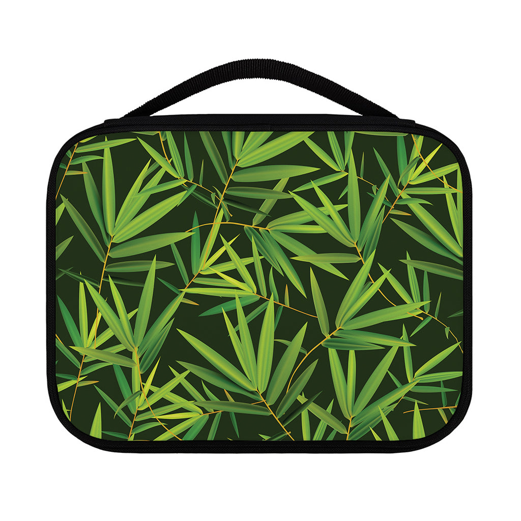 Green Bamboo Leaf Pattern Print Classic Bible Case