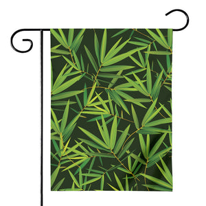 Green Bamboo Leaf Pattern Print House Flag