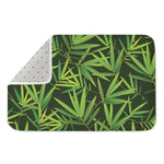 Green Bamboo Leaf Pattern Print Indoor Door Mat