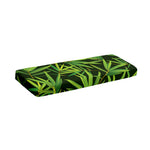 Green Bamboo Leaf Pattern Print Piano Keyboard Cover