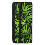 Green Bamboo Leaf Pattern Print Refrigerator Handle Covers