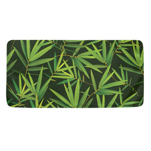 Green Bamboo Leaf Pattern Print Towel