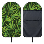 Green Bamboo Leaf Pattern Print Waterproof Car Seat Cover