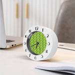Green Bamboo Print Alarm Clock