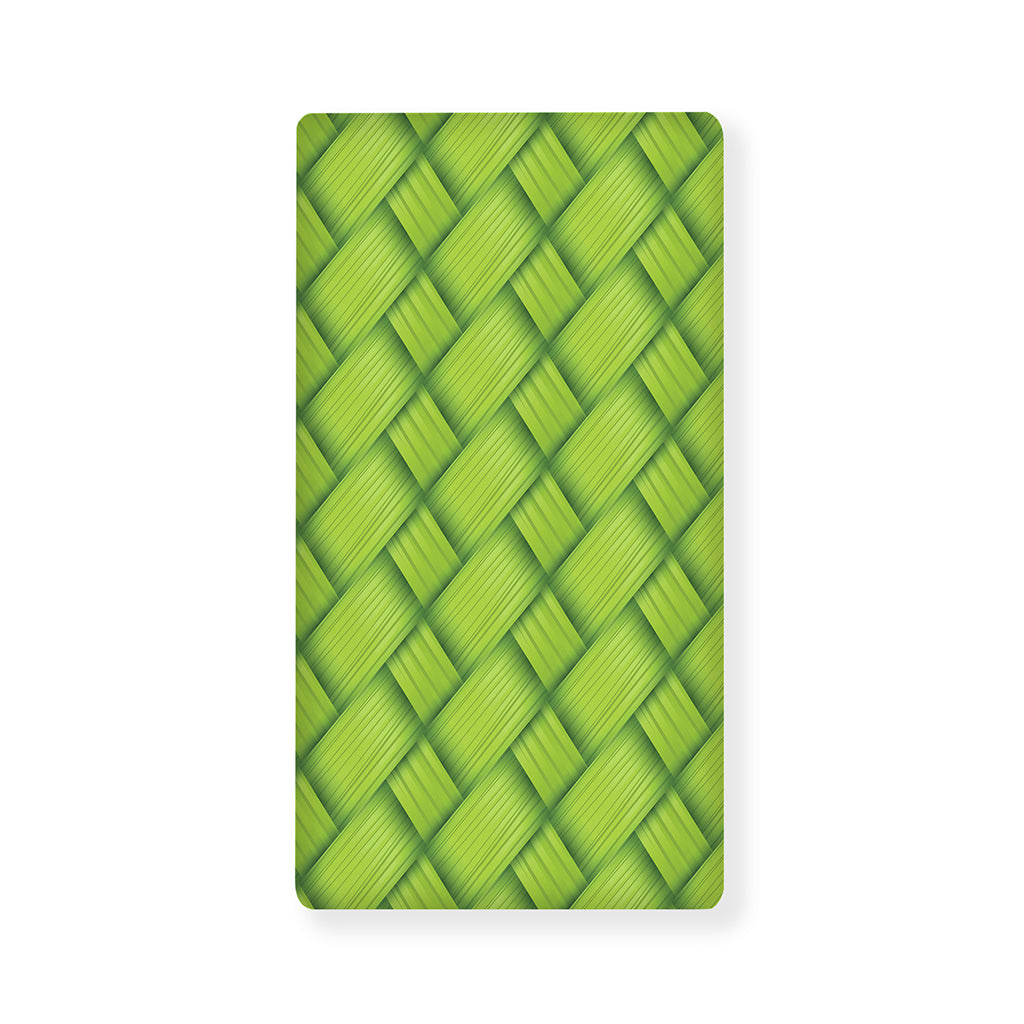 Green Bamboo Print Baby Crib Sheet