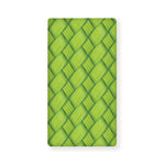 Green Bamboo Print Baby Crib Sheet