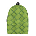 Green Bamboo Print School Backpack