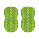 Green Bamboo Print Bar Stool Covers