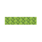Green Bamboo Print Bed Runner