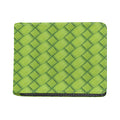 Green Bamboo Print Bifold Wallet
