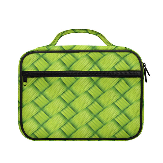 Green Bamboo Print Briefcase Bible Bag