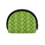 Green Bamboo Print Coin Purse