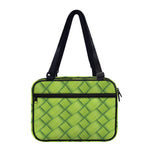 Green Bamboo Print Double Strap Bible Bag