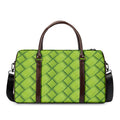 Green Bamboo Print Duffel Bag