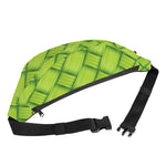 Green Bamboo Print Fanny Pack