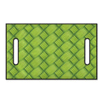 Green Bamboo Print Golf Cart Seat Cover