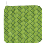 Green Bamboo Print Hand Towel