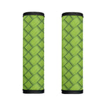 Green Bamboo Print Handle Covers