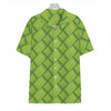 Green Bamboo Print Hawaiian Shirt