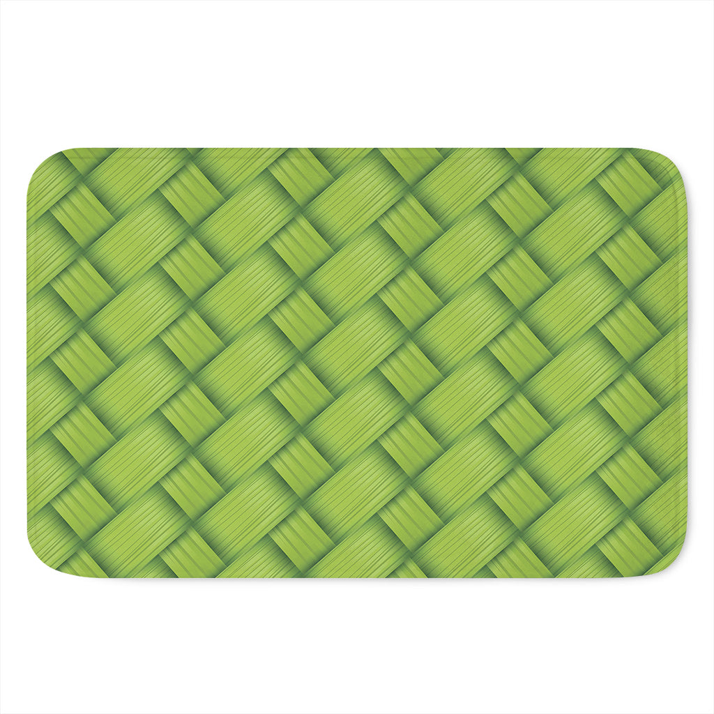 Green Bamboo Print Indoor Door Mat