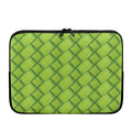 Green Bamboo Print Laptop Sleeve