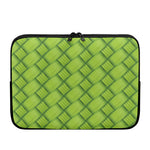 Green Bamboo Print Laptop Sleeve