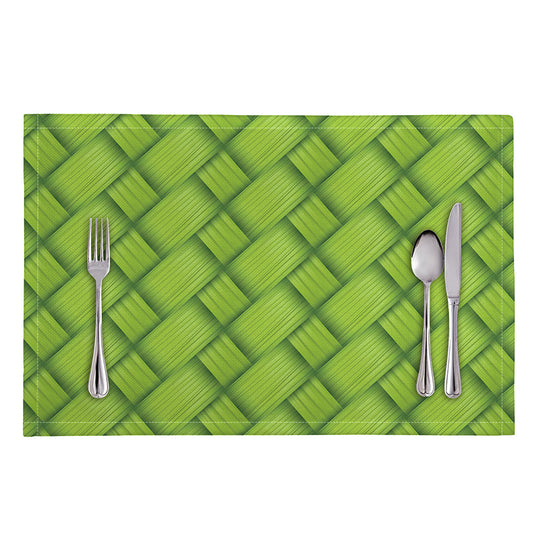 Green Bamboo Print Placemat