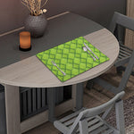 Green Bamboo Print Placemat