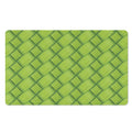 Green Bamboo Print Polyester Doormat