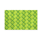 Green Bamboo Print Polyester Flag